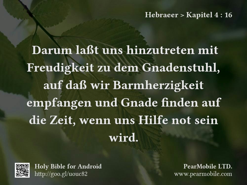 Hebraeer, Kapitel 4:16